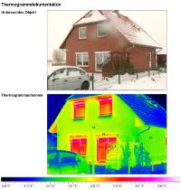 Thermografiegutachten, EFH nach Niedrigenergiestandard
